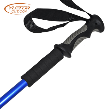 4 Rubber Tip Adjustable Length Trekking Hiking Pole