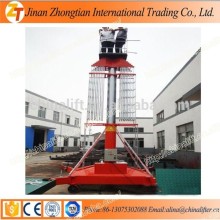 25m Lifting height hydraulic boom lift/ hydraulic cylinder lift platform