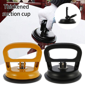 Single Aluminum Alloy Rubber Suction Cup Round Glass Suction Cup Yellow Household Merchandises car dent repair Tools