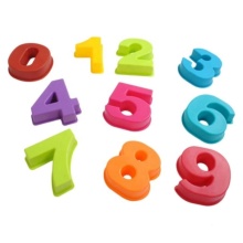 Arabic Number Cake Silicone Molds 0-9 for Baking Pans