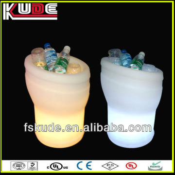 led light champagne bucket