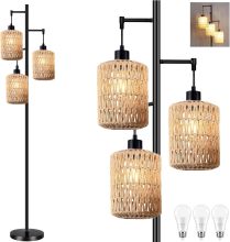 Industrial Black Farmhouse Standing Floor Lamp