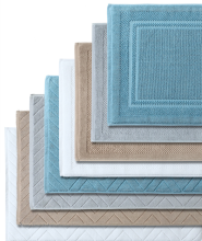 cotton jacquard thick non-slip bath mats for bathroom