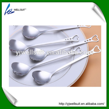 Innovative promotion stainless steel heart shape spoon / tea spoon / coffee spoon / sugar spoon