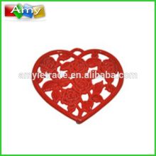 Heart Shaped Cast Iron Trivet