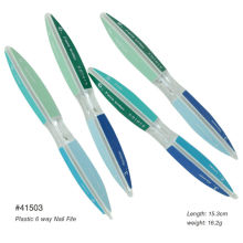 Plastic 6 Way Nail File