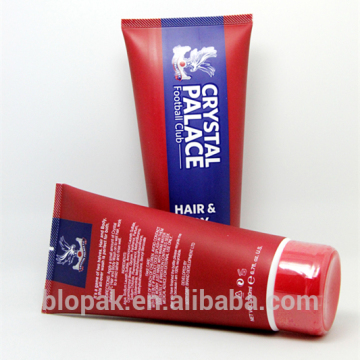 round colored tubes for cosmetics packaging silkscreen printing colored cap