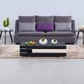 Lazy Recliner Grau Gewebe Gepolstertes Sofa Set