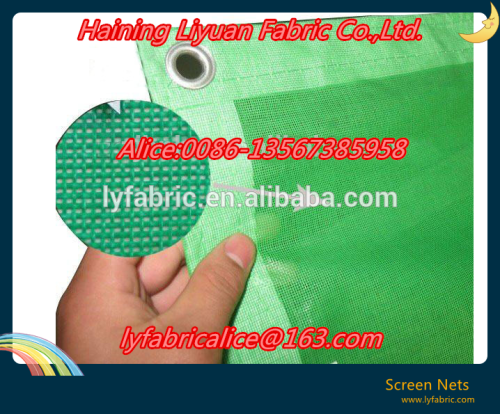 Heavy Duty flam retardant PVC Coated Safety Mesh for construction protection