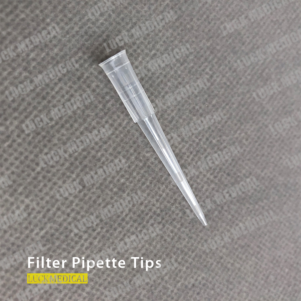 Utilisation en laboratoire de la pointe de la pipette pour les tests