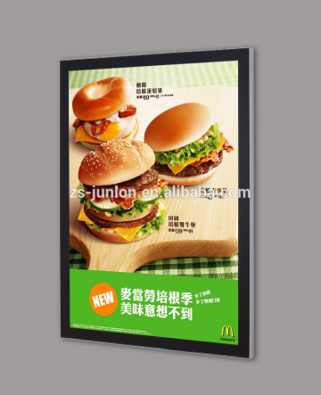 fast food menu board, light up menu signs, fast food advertising