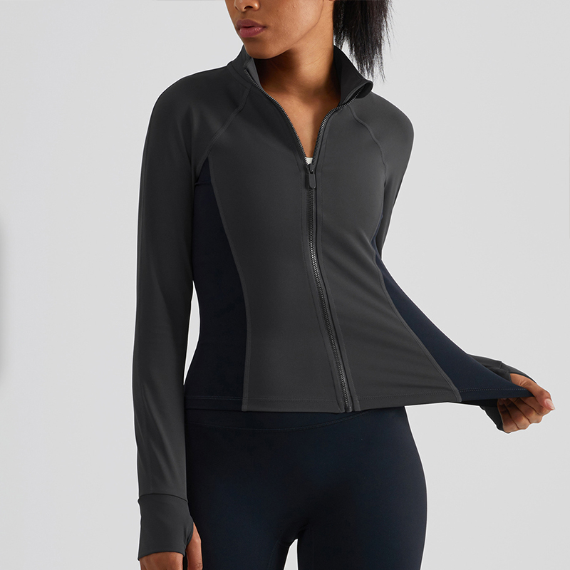 Nylon riding jacket top