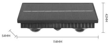 Solar LED Fence Post Cap Lights
