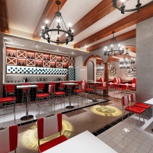 Hot Sales Retro Metal Furniture Sets for Bars and Cafes