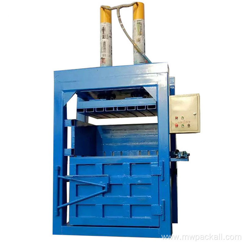 small used clothing and aluminum can baler machine