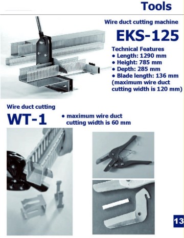 Duct cutting tool, Wiring Trunking cutting tool, wiring duct cutting tool, cable Trunking cutting tool, cable Duct cutting tool