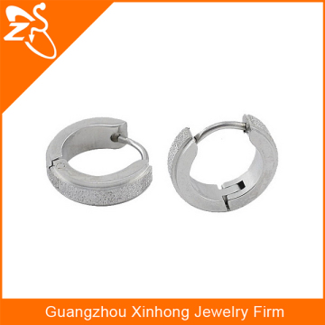 Fashion gold plated jewelry earring men hoop earring hip hop