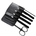 6pcs Makeup Eyelash Eyebrow Tweezers Set with Bag