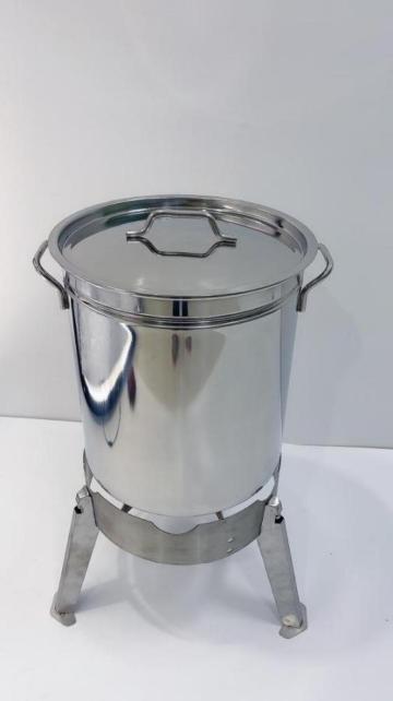 Stainless steel turkey cook pot