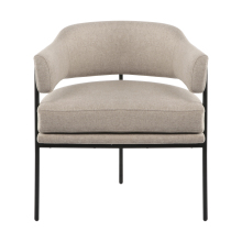 Designer white fabric single egotiating chairs