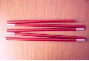 9.5mm diameter pultrusion frp tent pole fiberglass tent rod