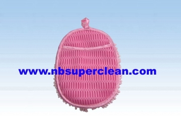 Double sided microfiber Car wash mitt