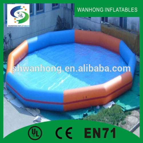 Big inflatable round swimming pool 0.9mm inflatable water pool