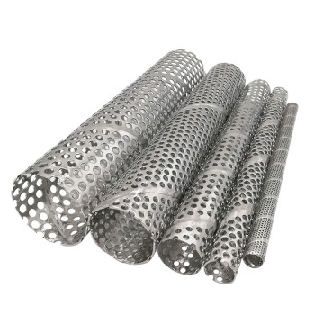 SS 304 sprial perforated metal mesh filter tubes