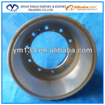 Truck spare parts for brake system, brake drum