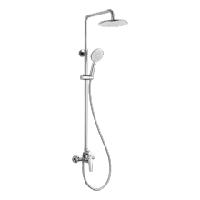 Shower combination exposed installation