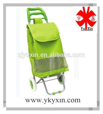 2015 Promotion shopping trolley bag / vegetable shopping trolley bag/ folding outroom shopping trolley