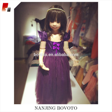 Wholesale purple easter dresses for toddlers