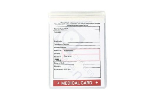 Vinyl Medical Card Holder, Pvc Conference Name Badge Holders Wallet With Printed Sheet 30319