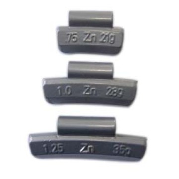 Zinc Clip-on Weight for Aluminum Wheel Ounce