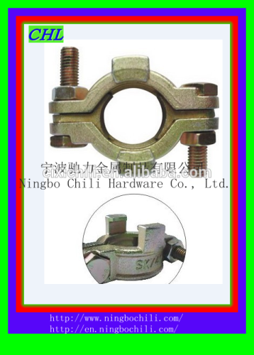 malleable steel SL Double Bolt Hose Clamp