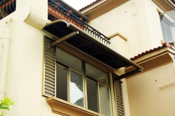Strong Polycarbonate Awnings for Door and Window