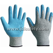 Anti-Cut Work Glove with Blue Latex Dipping (LD8034)