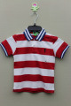 Boy's 100% Cotton Yarn Dyed Polo with Golf Logo Embroidery