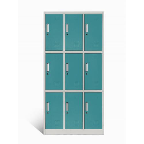 3-Stepped Steel Lockers for Fitness Clearance