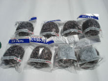Poly bag stainless steel cleaning ball / scourer
