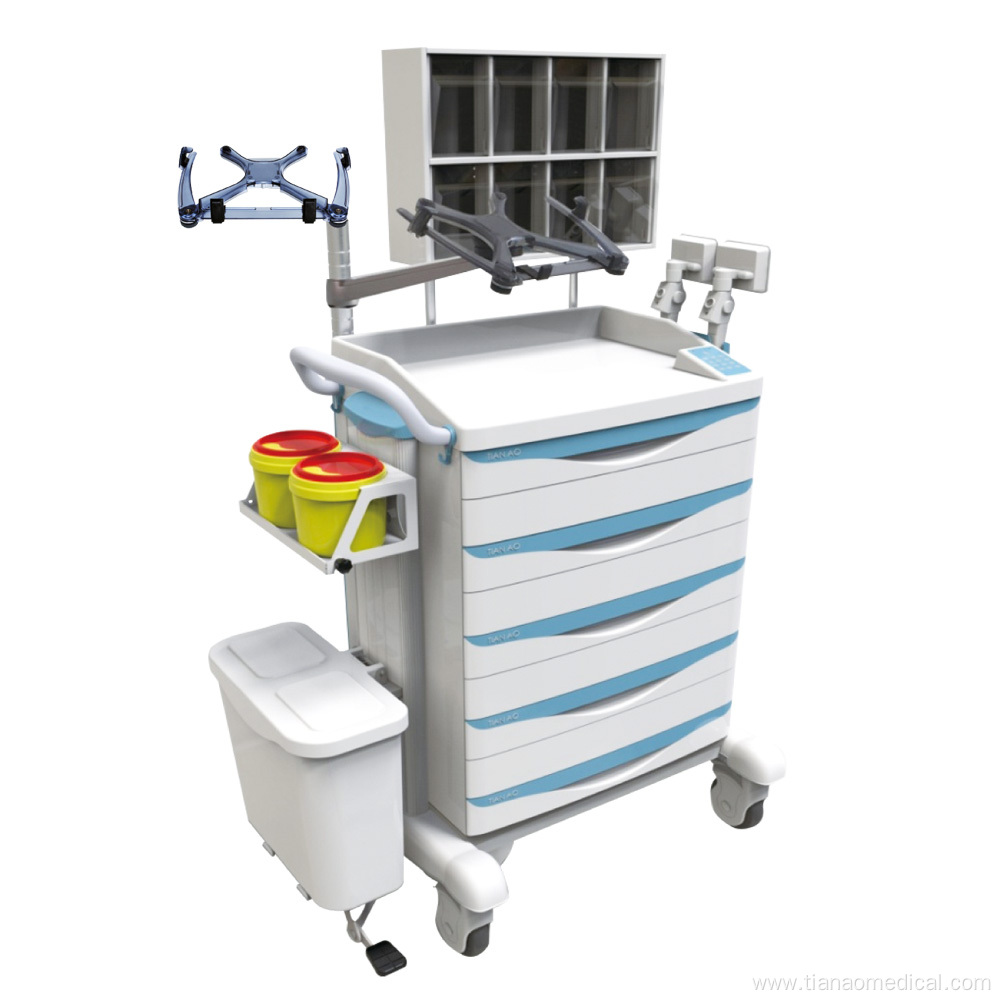 Hospital Keyless Entry Difficult Intubation Crash Trolley