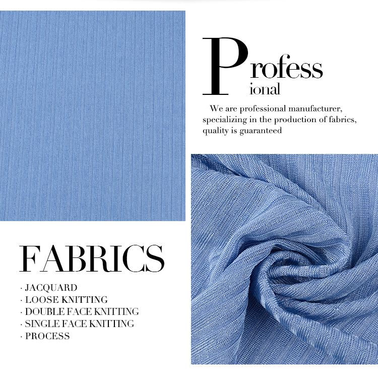 Factory low price tissue shinny soft spandex rib knit 5*4 polyester rib knit fabric
