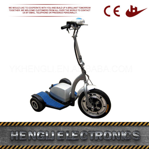 Folding 350W Electric Mobility Scooter Big Bore Kits For Adults With Pedals