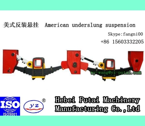 Trailer tridem American underslung suspension for Asia market