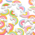 Leuke Flat Back Kleurrijke Cloud Resin Cabochons Versieringen Voor Scrapbooking Ambachten DIY Haarelastiekjes Centra Accessoires