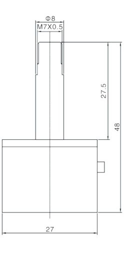 Dimension of BAPC308023010 Armature Assembly: