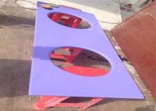 High Density Engineered Stone Quartz Bathroom Vanity Counte