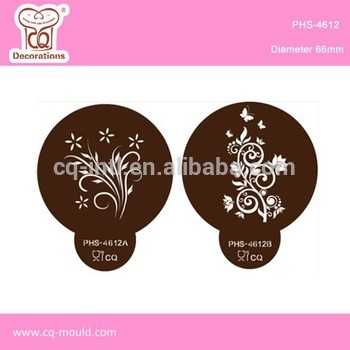 Stencil Supplier Flower cake Top stencil