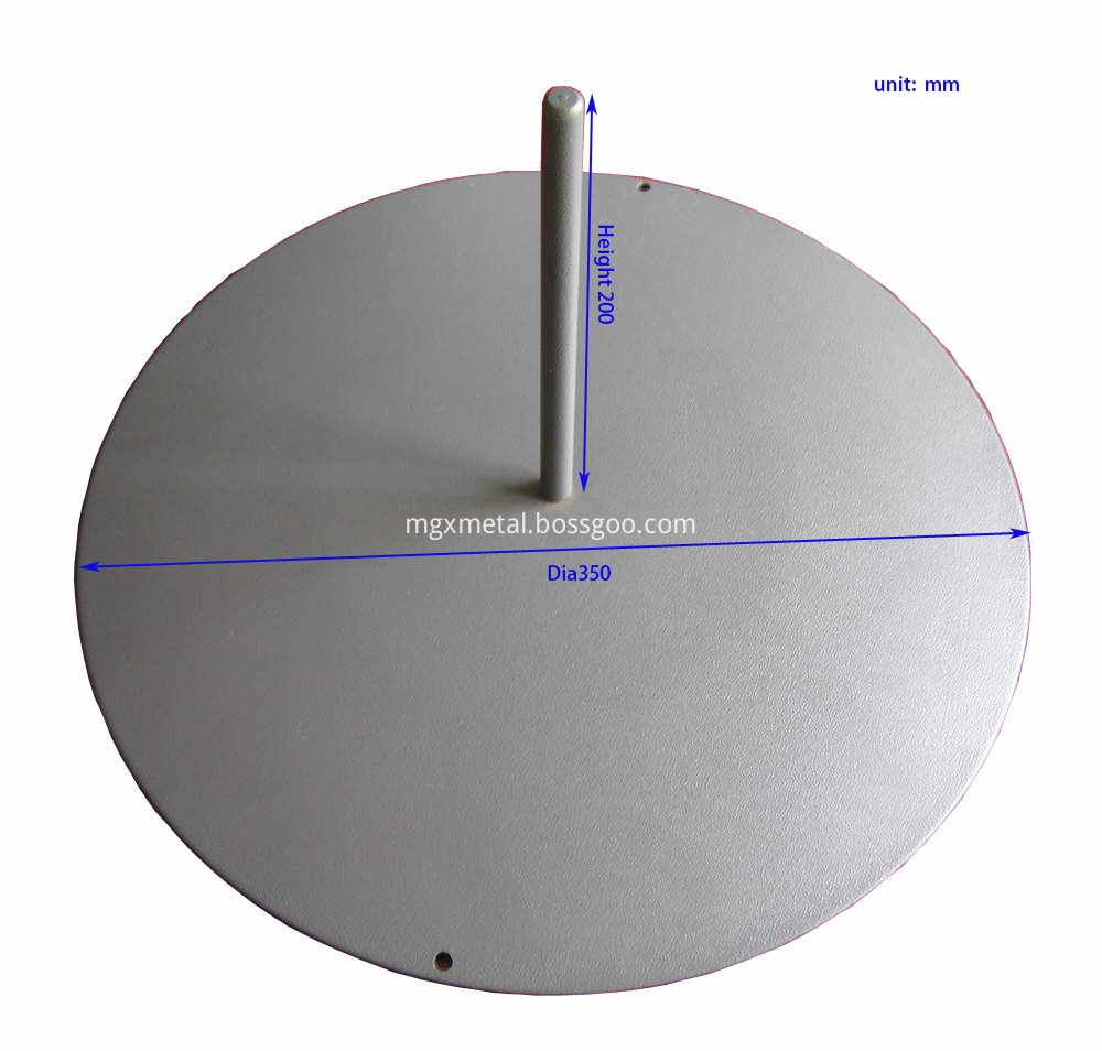 SSDT0009 Statue Sculptures Round Steel Display Stand Dimension SSDT0009 Statue Sculptures Round Steel Display Stand Dimension