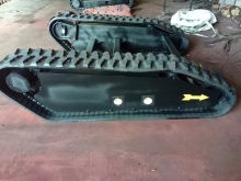 Rubber Track Chassis For Firefighting Robots 2.5T
